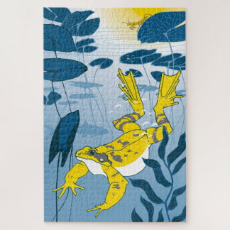 quebra-cabeça de Sapo de  20x30 para Pessoas Color
