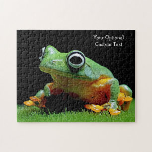 Quebra-cabeça de Sapo de Texto Personalizados