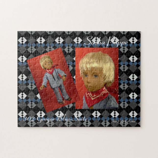 Quebra-cabeça de Sasha Doll Gregor Blue-Suite (Horizontal)