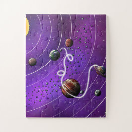 Quebra-cabeça De Saturno à Lua Puzzle