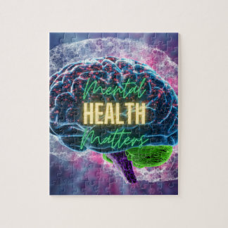 Quebra-cabeça de Saúde Mental.