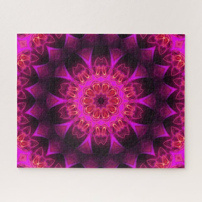 Quebra-cabeça de serra abstrato (Horizontal)