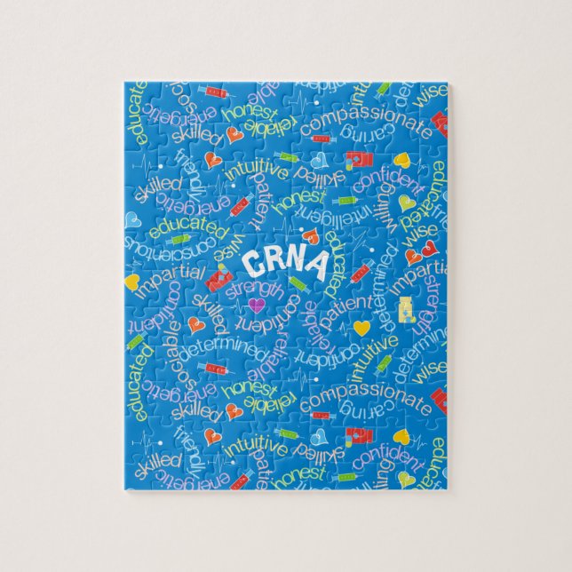 QUEBRA-CABEÇA de serra azul da CRNA (Vertical)