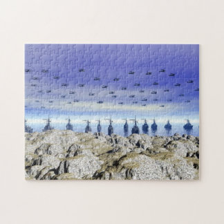 Quebra-cabeça de serra de invasão