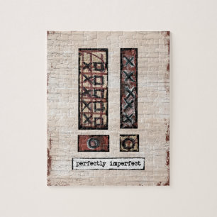 Quebra-cabeça de serra de JI perfeitamente imperfe