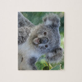 Quebra-cabeça de serra de vaivém bonito do koala