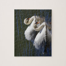 Quebra-cabeça de serra de vaivém da cisne