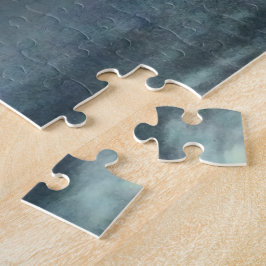 Quebra-cabeça de serra de vaivém da reflexão do