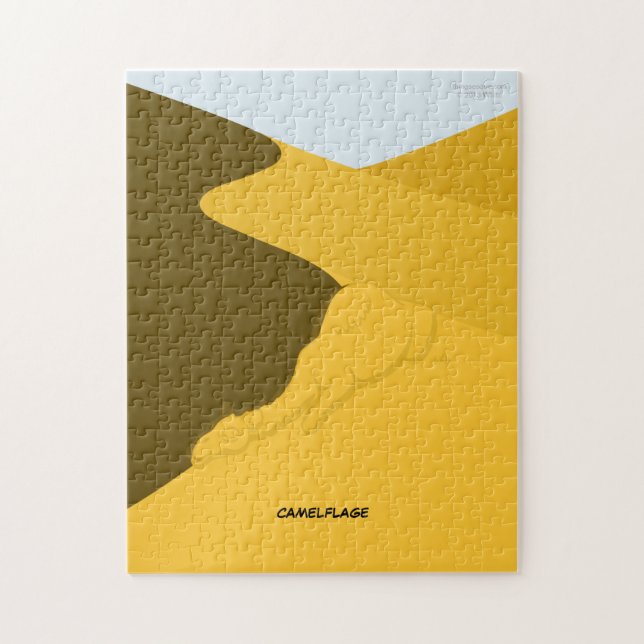 Quebra-cabeça de serra de vaivém de Camelflage (Vertical)