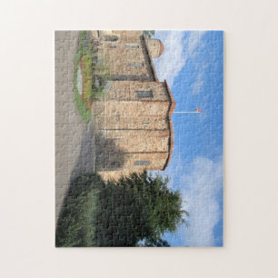 Quebra-cabeça de serra de vaivém do castelo de