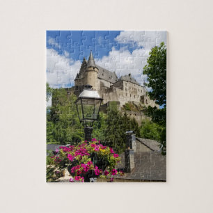 Quebra-cabeça de serra de vaivém do castelo de