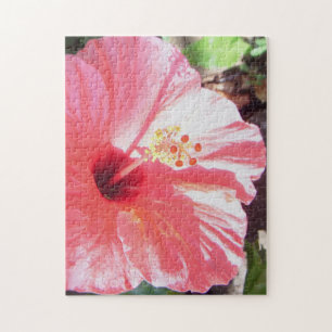 Quebra-cabeça de serra de vaivém do *Hibiscus*
