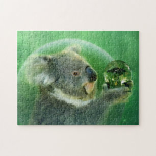 Quebra-cabeça de serra de vaivém do Koala