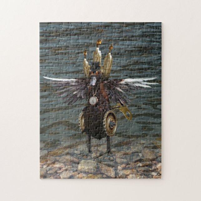 Quebra-cabeça de serra de vaivém do pato de (Vertical)