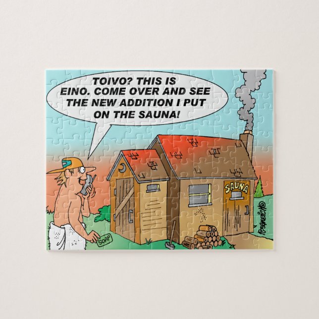 Quebra-cabeça de serra de vaivém dos desenhos (Horizontal)