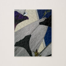 Quebra-cabeça de serra de vaivém floral