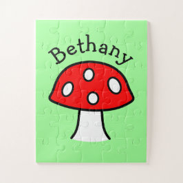 Quebra-cabeça de serra de vaivém vermelho do nome