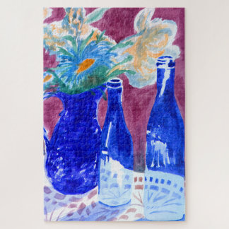 Quebra-cabeça de serra-gigante azul