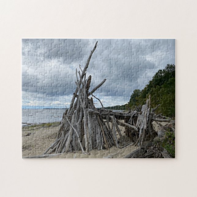 Quebra-cabeça de serra gigante Sasquatch (Horizontal)