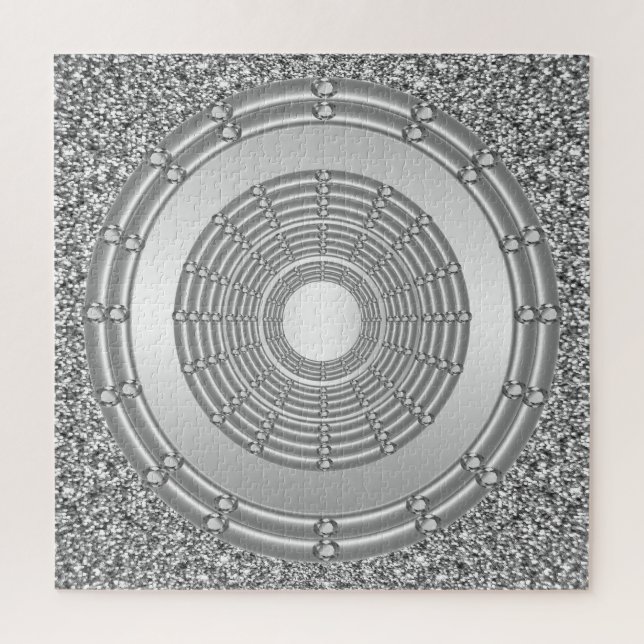 Quebra-cabeça de Silver Glitter (Vertical)
