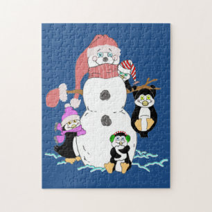 Quebra-cabeça de Snowman e Penguin