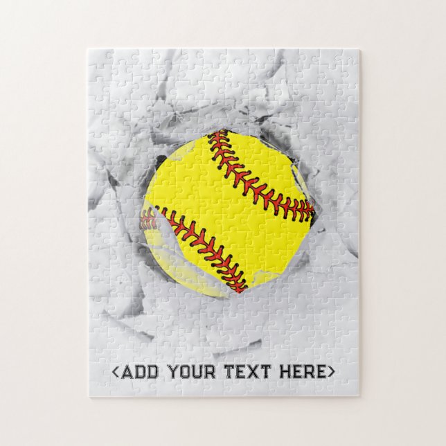 Quebra-cabeça de Softbol (Vertical)