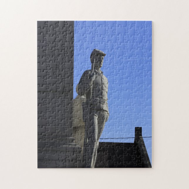 QUEBRA-CABEÇA de Soldier de Estátua dos EUA (Vertical)