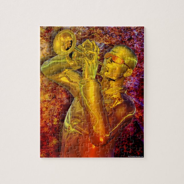 Quebra-cabeça de solo da trombeta (Vertical)