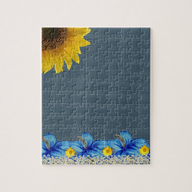 Quebra-cabeça de Sunflower Jigsera (Vertical)