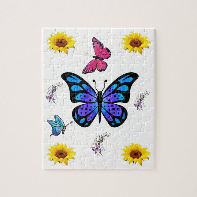 Quebra-cabeça de Sunflower Jigsera (Vertical)