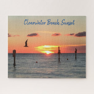 Quebra-cabeça de Sunset Jigsaw Beach