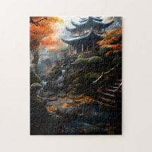 Quebra-cabeça de Templo Oriencial