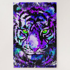 Quebra-cabeça de Tigre legal - Quebra-cabeça de De