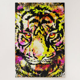 Quebra-cabeça de Tigre legal - Quebra-cabeça de De