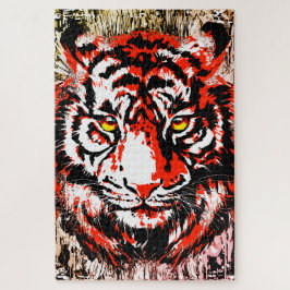 Quebra-cabeça de Tigre Vermelho | Quebra-cabeça Co