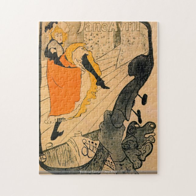 Quebra-cabeça de Toulouse-Lautrec - de Jane Avril (Vertical)