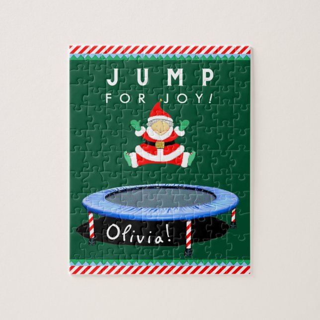 Quebra-cabeça de Trampolim de Natal (Vertical)
