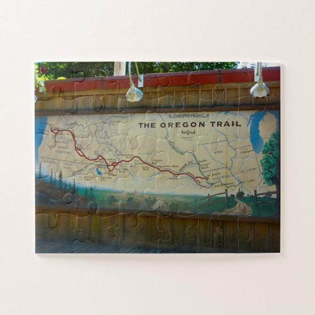 Quebra-cabeça de Trilho do Oregon (Horizontal)