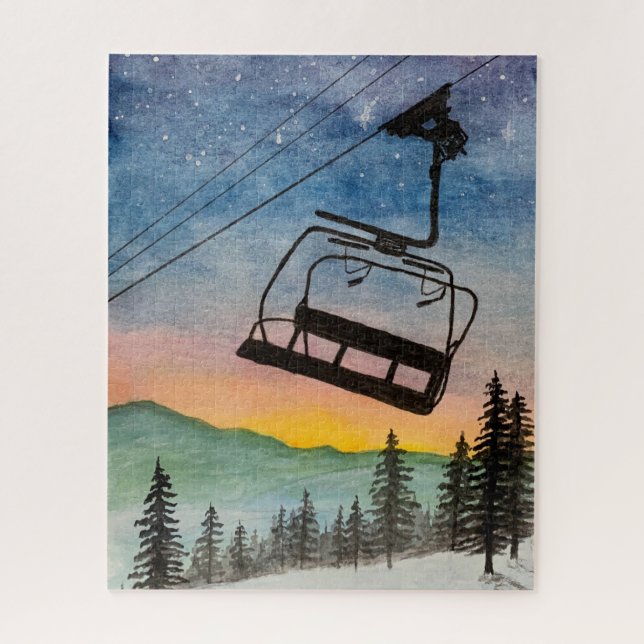 Quebra-cabeça de última execução para Skiers (Vertical)