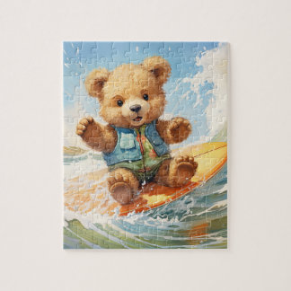 Quebra-cabeça de Urso de surf: Quebra-cabeça de Av