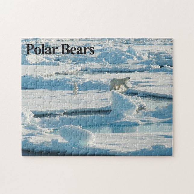 Quebra-cabeça de Urso Polar 13 (Horizontal)