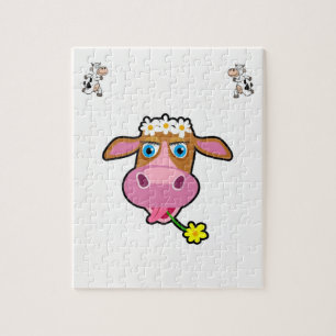 Quebra-cabeça de Vaca Jigsera