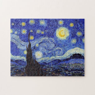 Quebra-cabeça de Van Gogh da noite estrelado