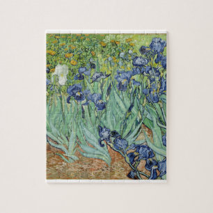 Quebra-cabeça De Van Gogh vida ainda: Vaso com íris