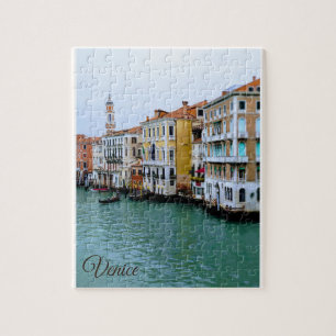 Quebra-cabeça de Veneza colorida, Italia