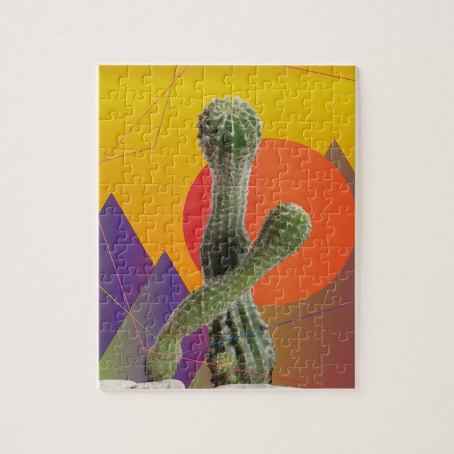 Quebra-cabeça de Verão com caixa de presentes (Vertical)