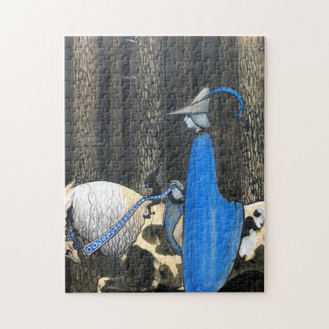 Quebra-cabeça De vez em quando, Papai noel John Bauer (Vertical)