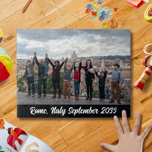 Quebra-cabeça de viagem com foto personalizada da  (Criador carregado)