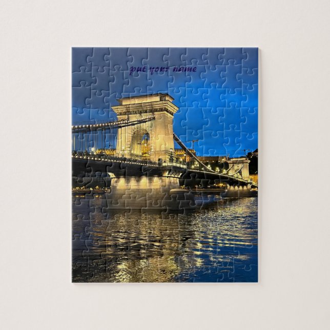 Quebra-cabeça de viagem personalizado (Vertical)