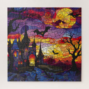 Quebra-cabeça de Vidro Arranhado Halloween